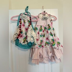 Frilly frocks dress and romper